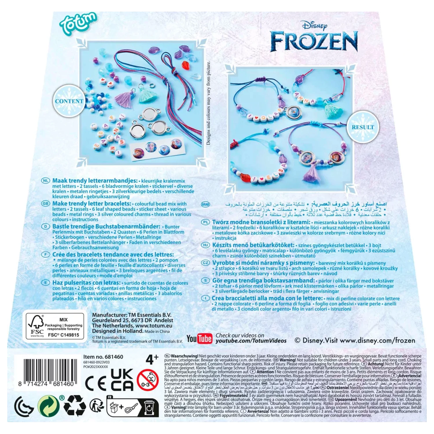 Disney Frozen Destiny Brief Armband Maker Set Produktfoto