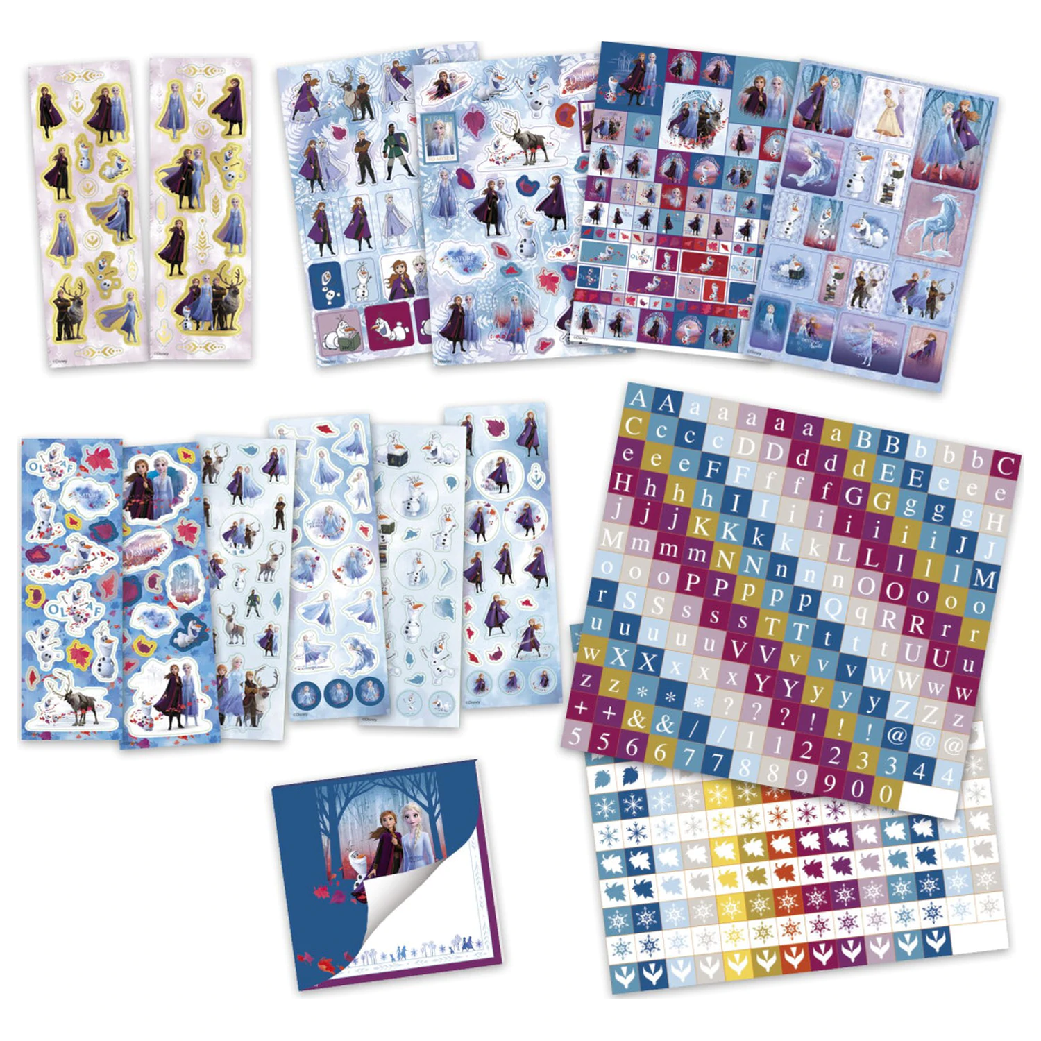 Disney Frozen Destiny Sticker Set 500 Teile Produktfoto