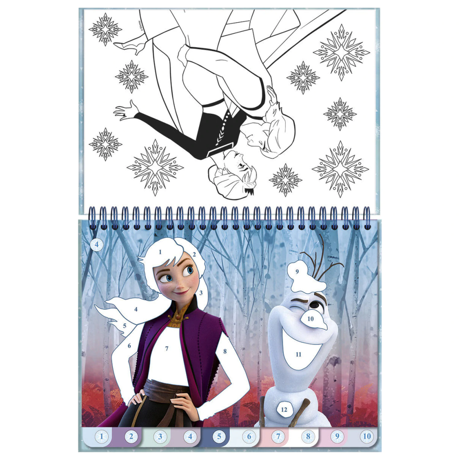 Disney Frozen Destiny Puzzle Sticker und Malset Produktfoto