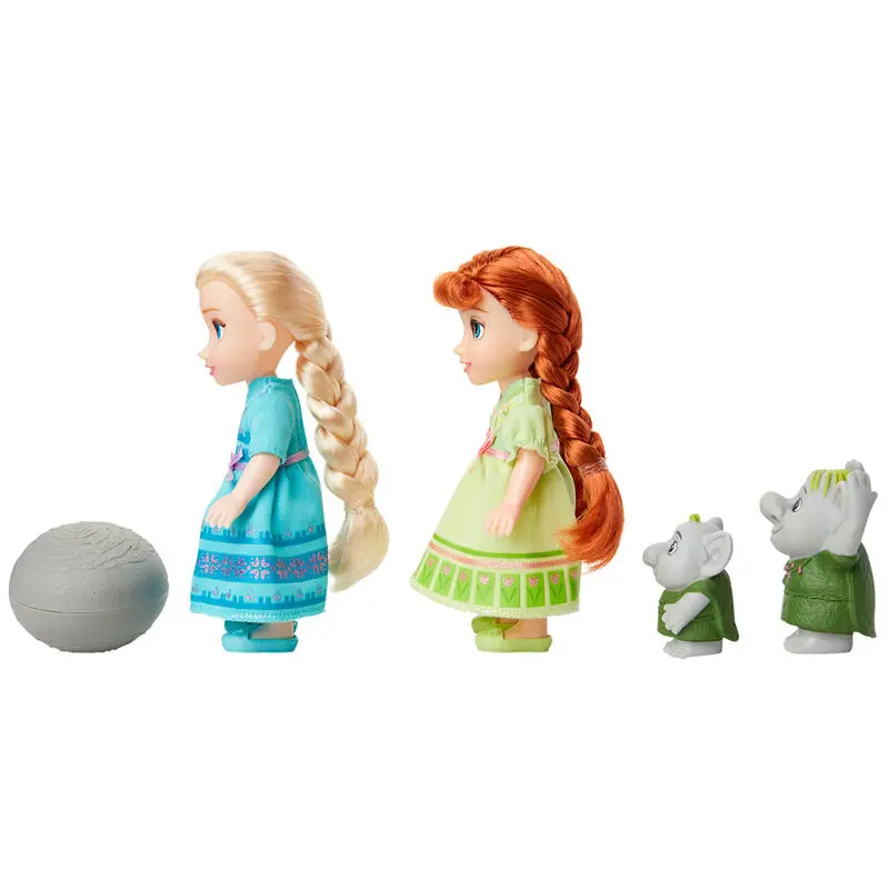Disney Frozen Elsa + Anna + Trolls Puppe 15cm Produktfoto