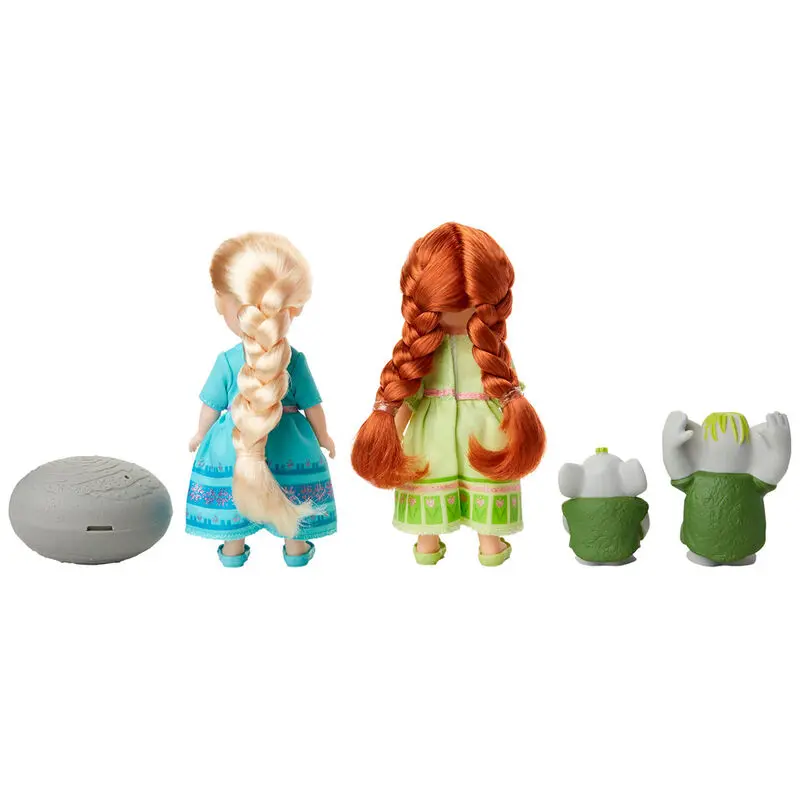 Disney Frozen Elsa + Anna + Trolls Puppe 15cm Produktfoto