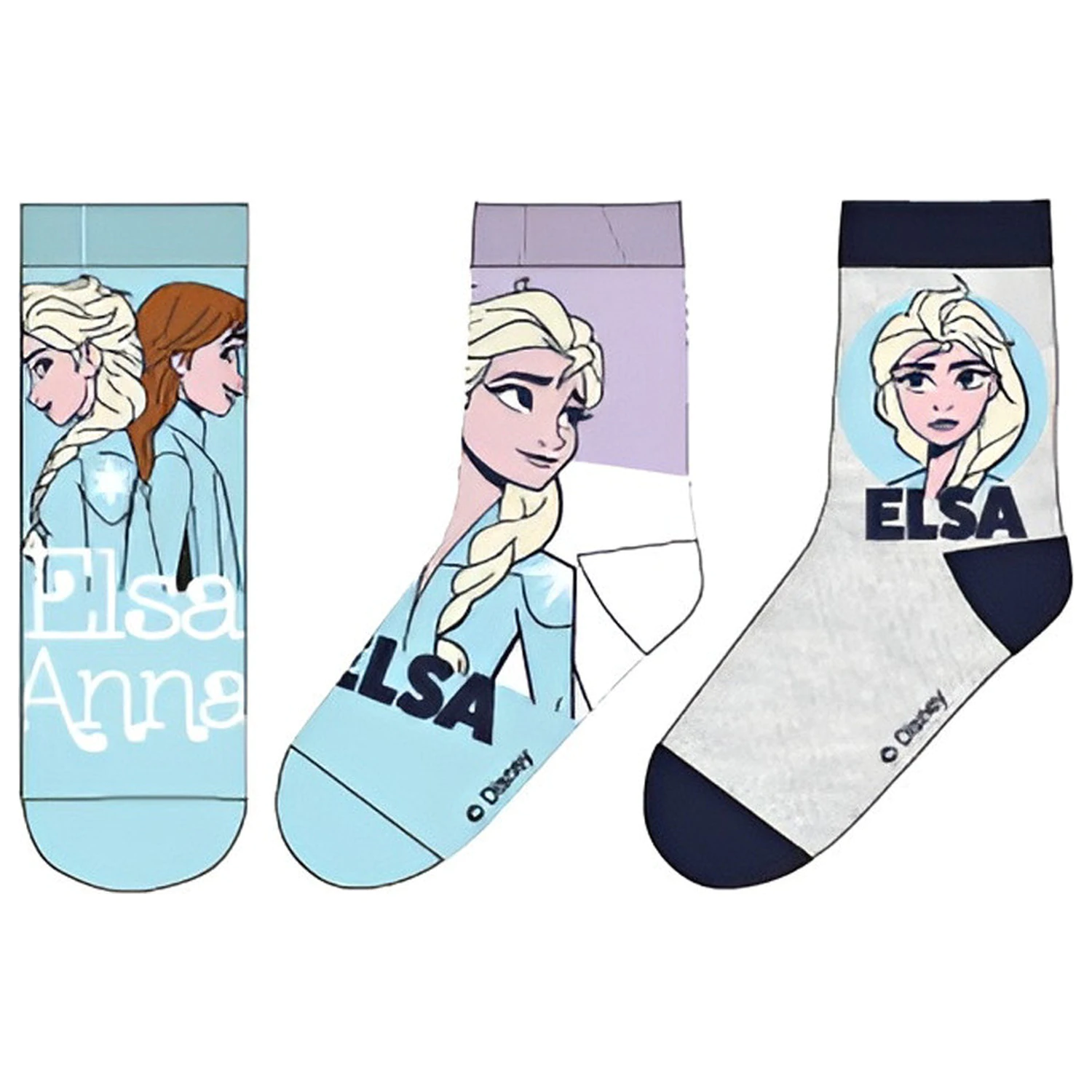 Disney Frozen Elsa Kinder Socken 31/34 Produktfoto