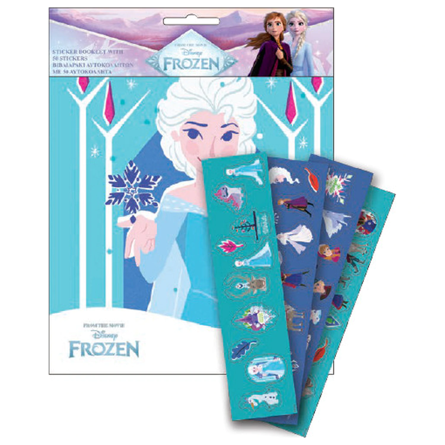 Disney Frozen Elsa Sticker Album mit 50 Stickern Produktfoto