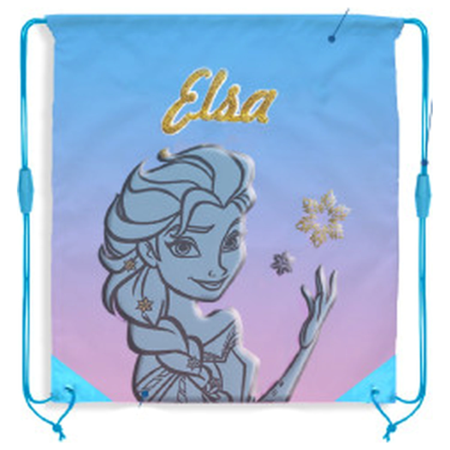 Disney Frozen Elsa Sporttasche, Zugbeutel 37 cm Produktfoto