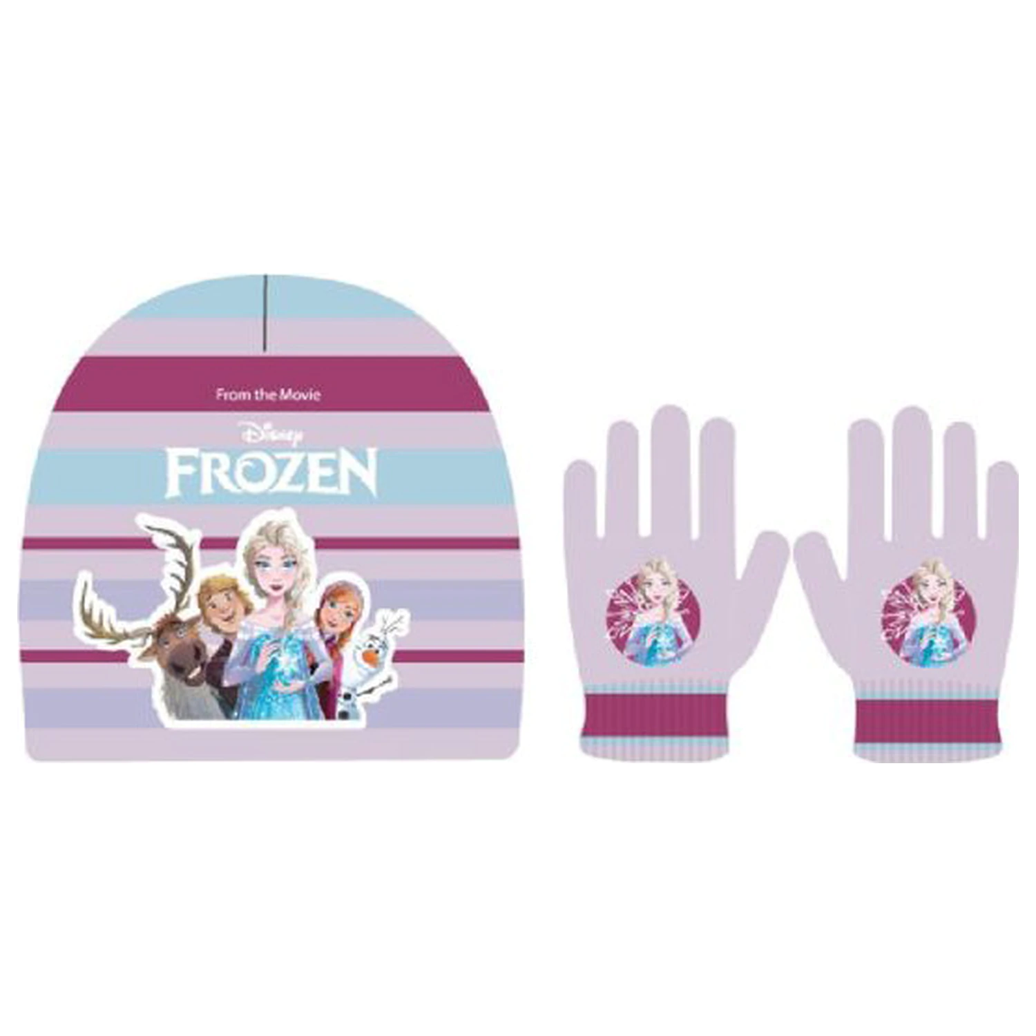 Disney Frozen Friends Kinder Mütze und Handschuhe Set Produktfoto