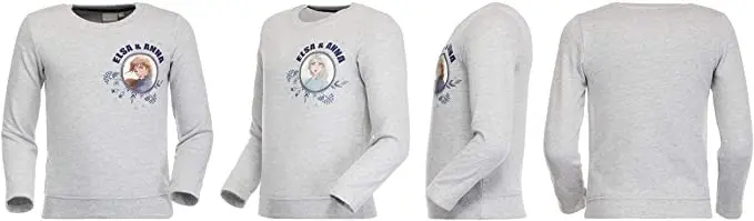 Disney Frozen Kinder Sweatshirt mit holografischem Print Produktfoto