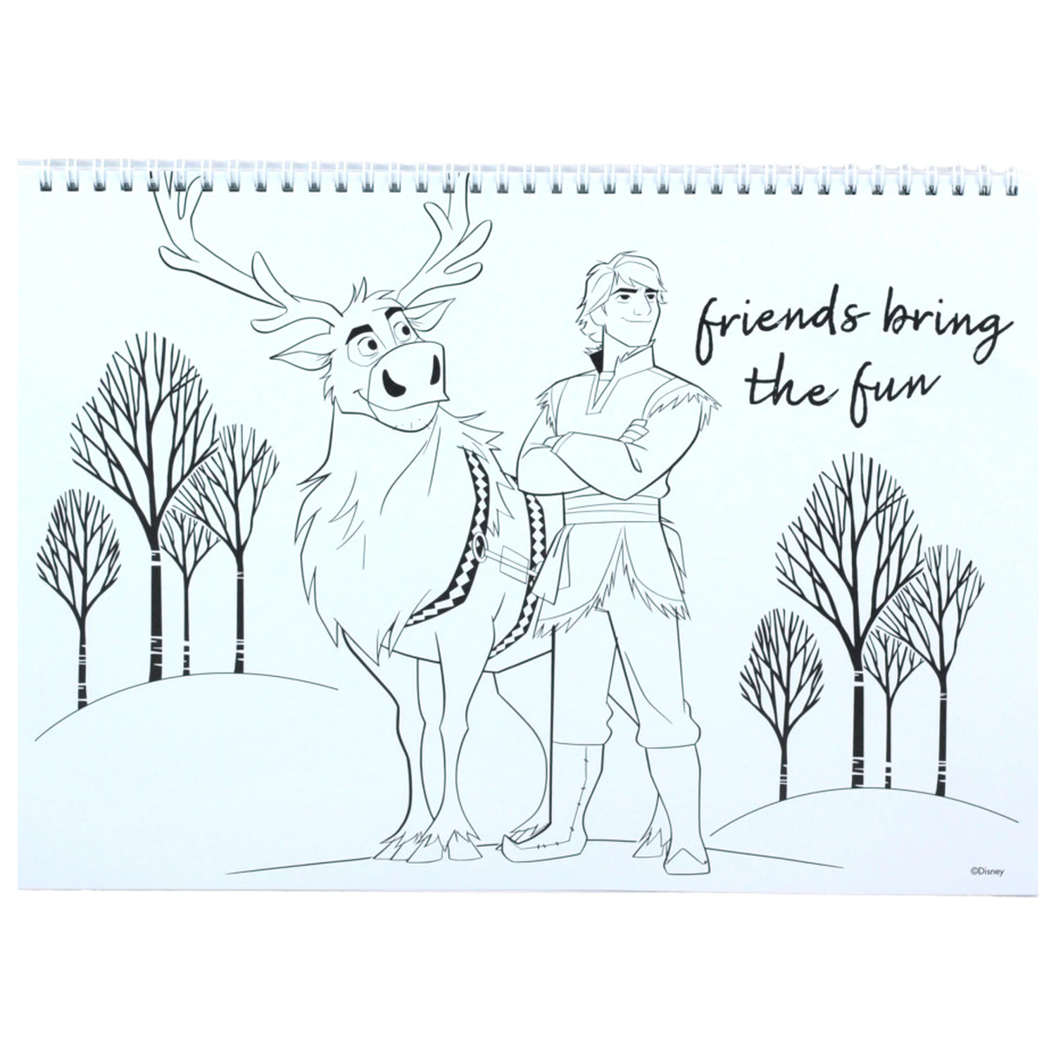 Disney Frozen Heart A/4 Spiral Skizzenbuch 40 Blatt mit Aufklebern Produktfoto