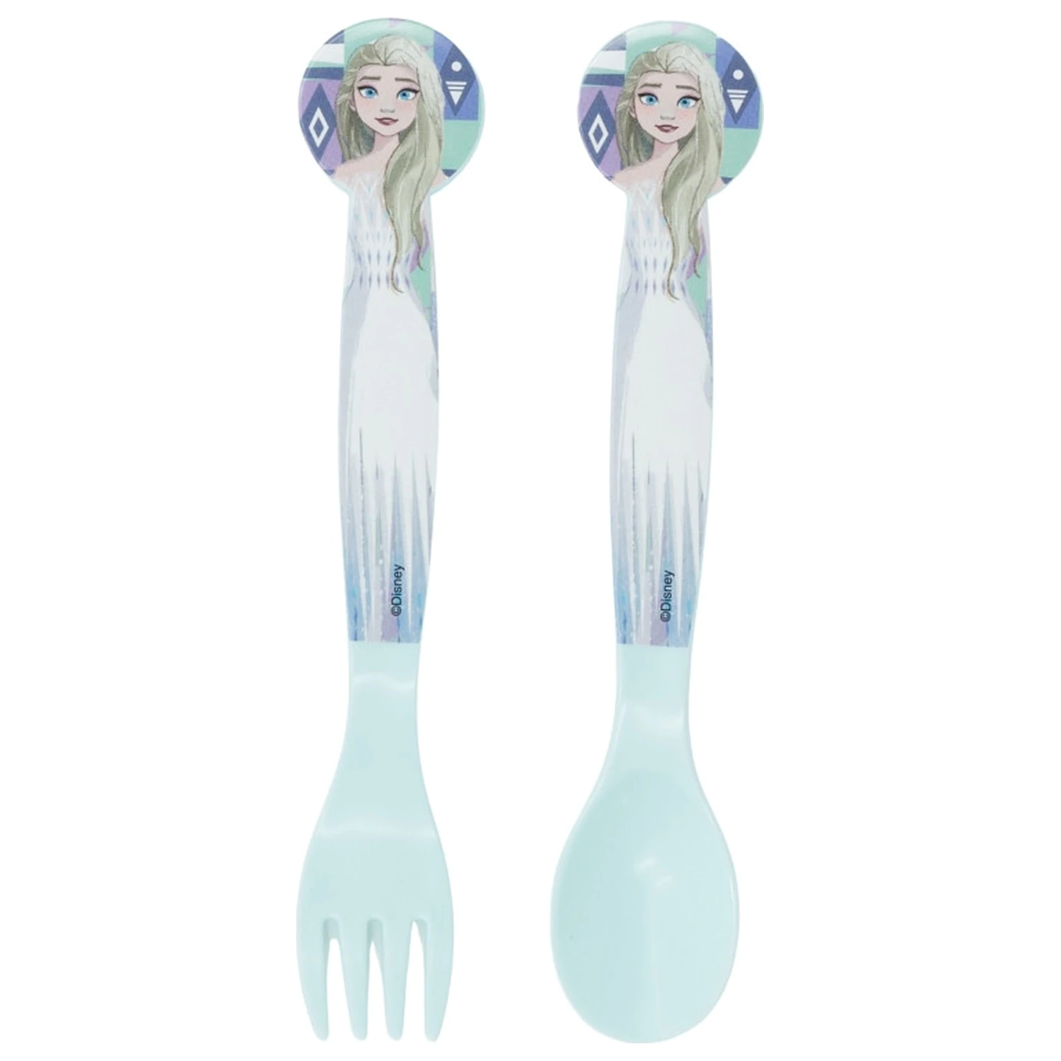 Disney Frozen Ice Magic Plastikbesteck-Set - 2 Stück Produktfoto