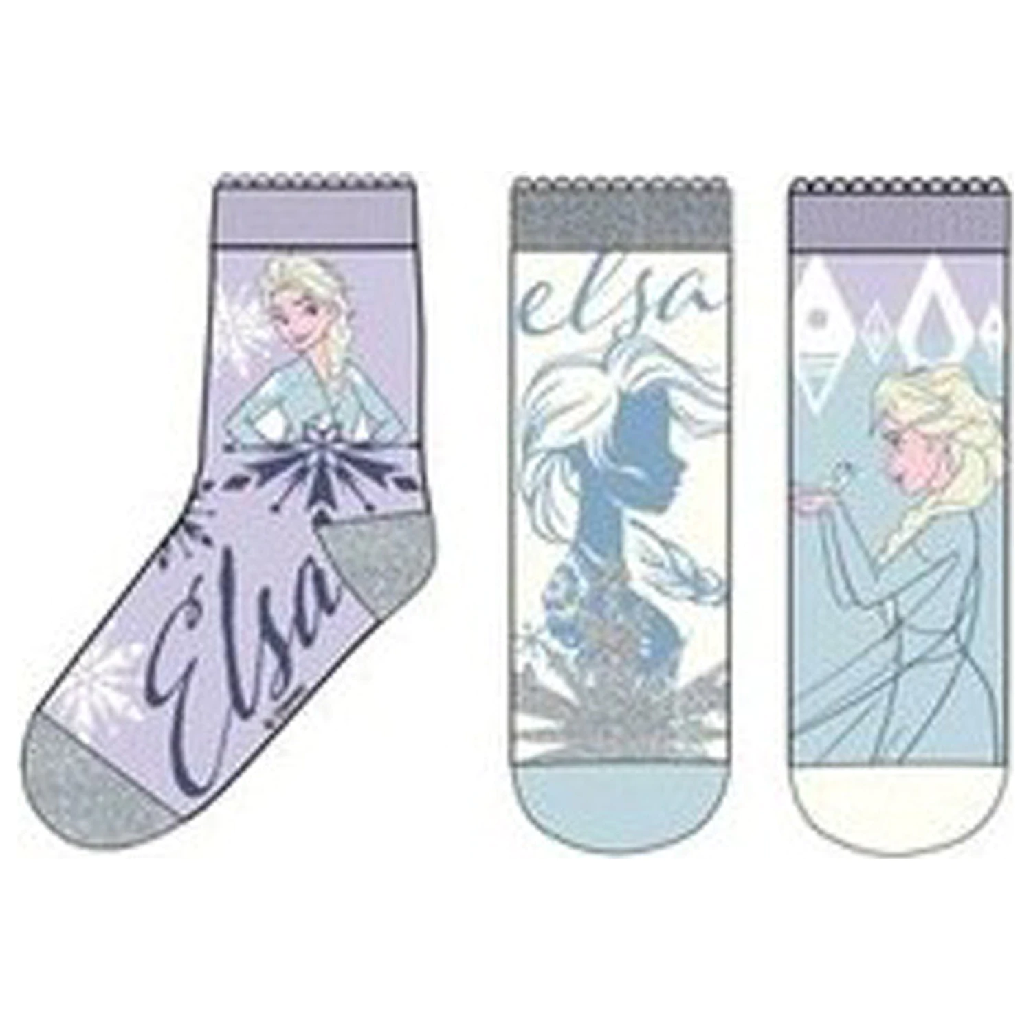 Disney Frozen Icy Elsa Kinder Socken 23/26 Produktfoto