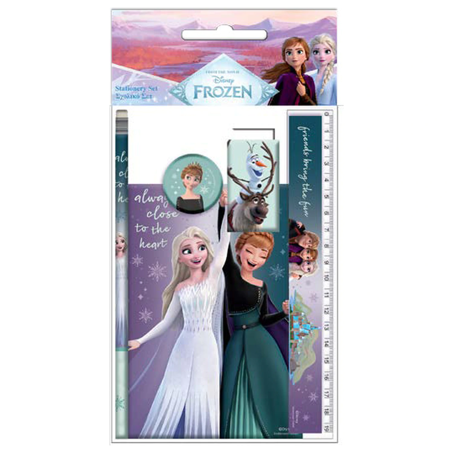 Disney Frozen Idyllic Schreibwaren Set 5 Teile Produktfoto