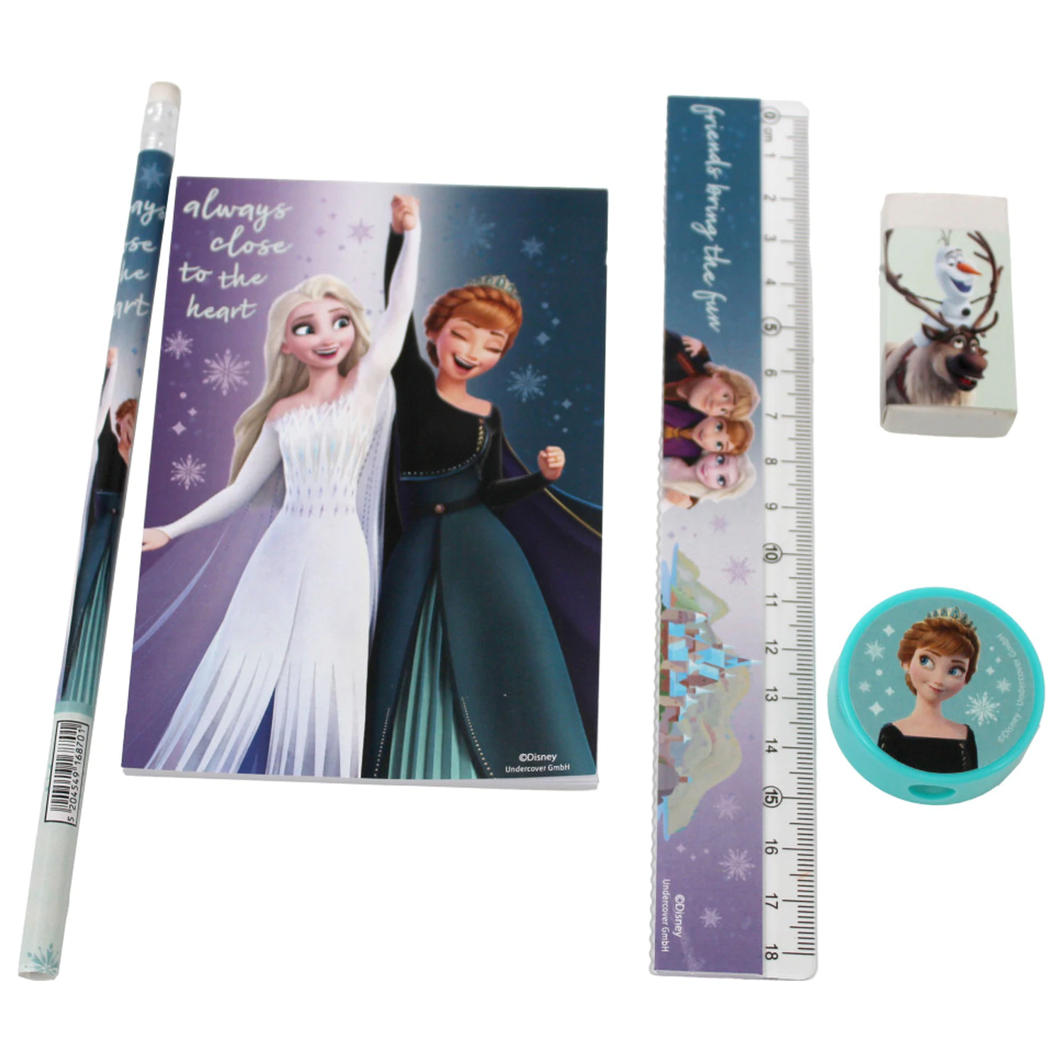Disney Frozen Idyllic Schreibwaren Set 5 Teile Produktfoto