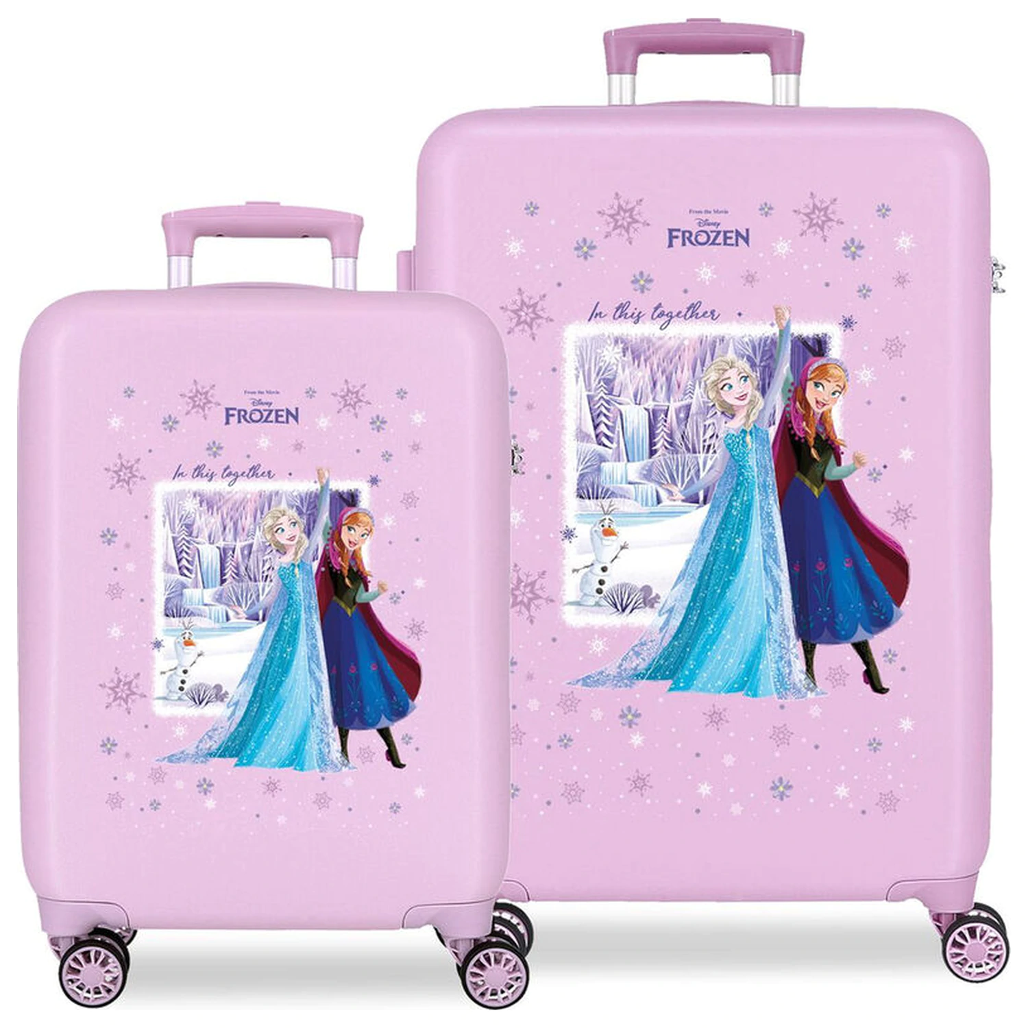 Disney Frozen In This Together ABS 2-teiliger Trolley Koffer Set 55/65 cm Produktfoto