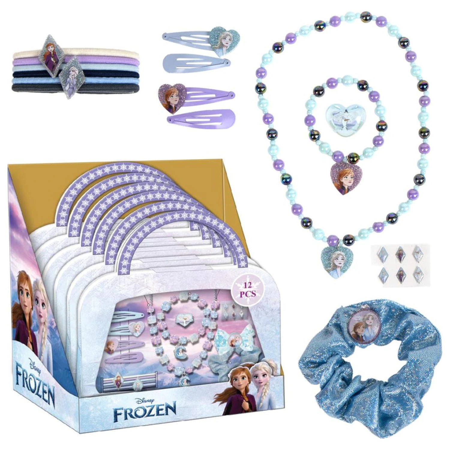 Disney Frozen Journey Haar-Accessoire und Schmuck Set 15 Stück Produktfoto