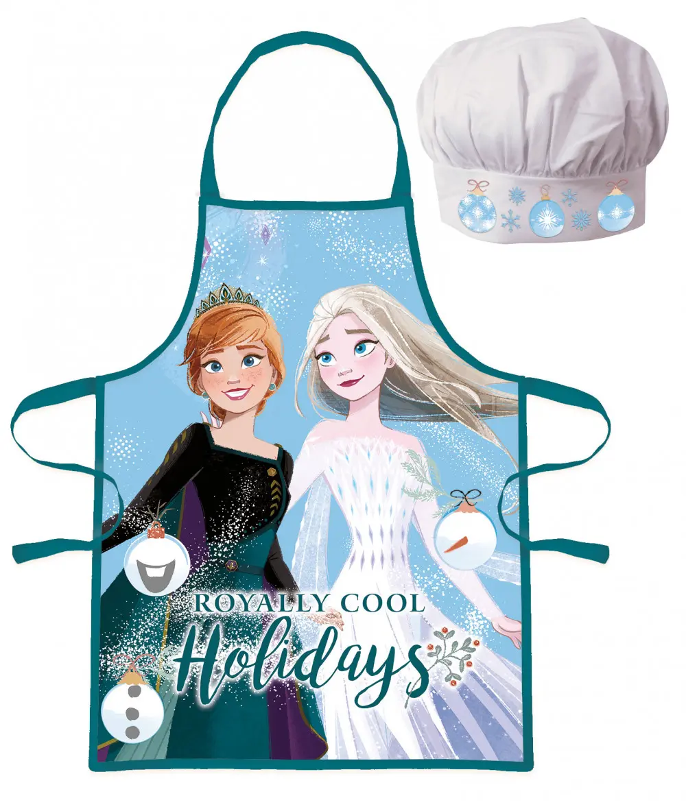 Disney Frozen Weihnachten Kinder Schürze 2-teiliges Set Produktfoto