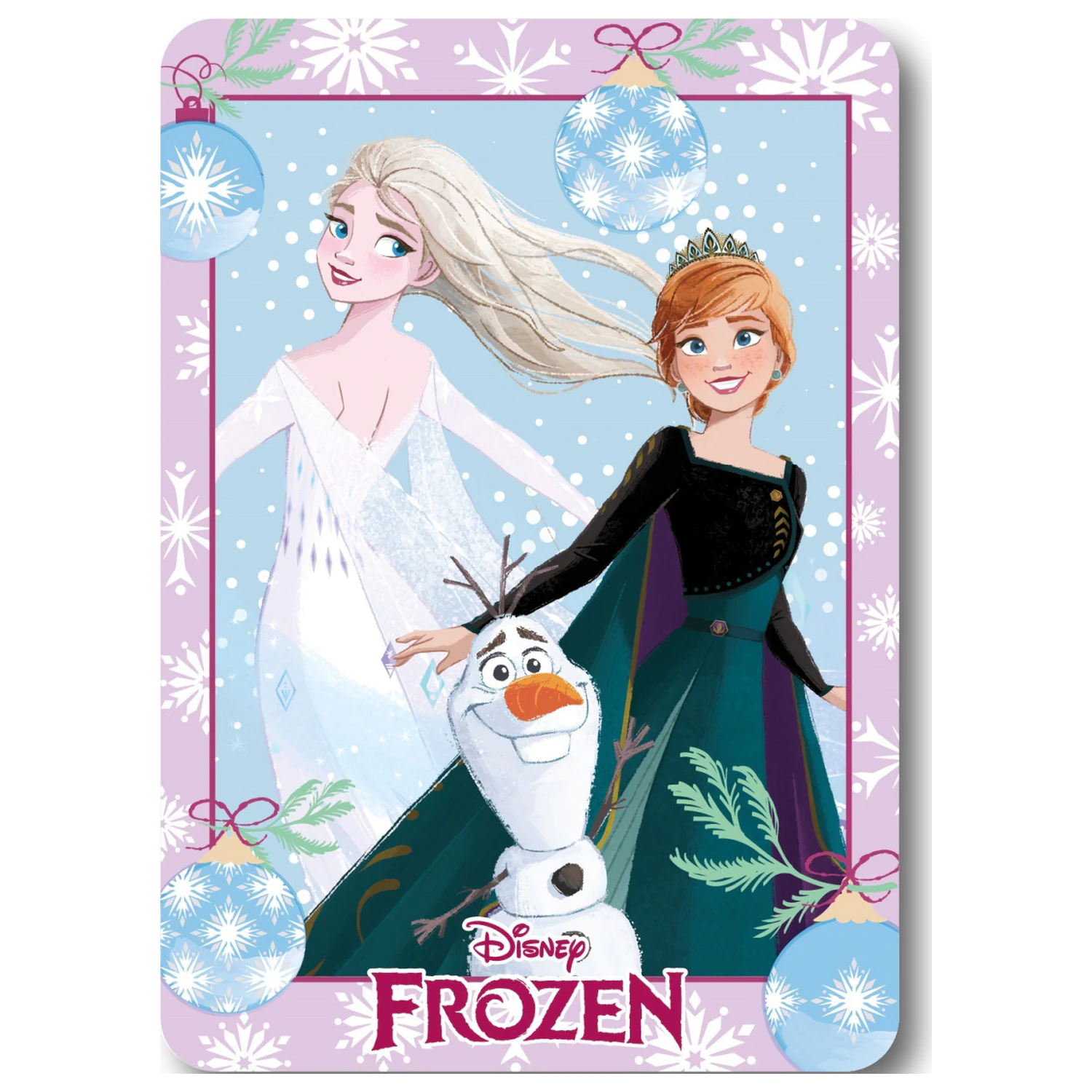 Disney Frozen Weihnachten Fleece-Decke Produktfoto