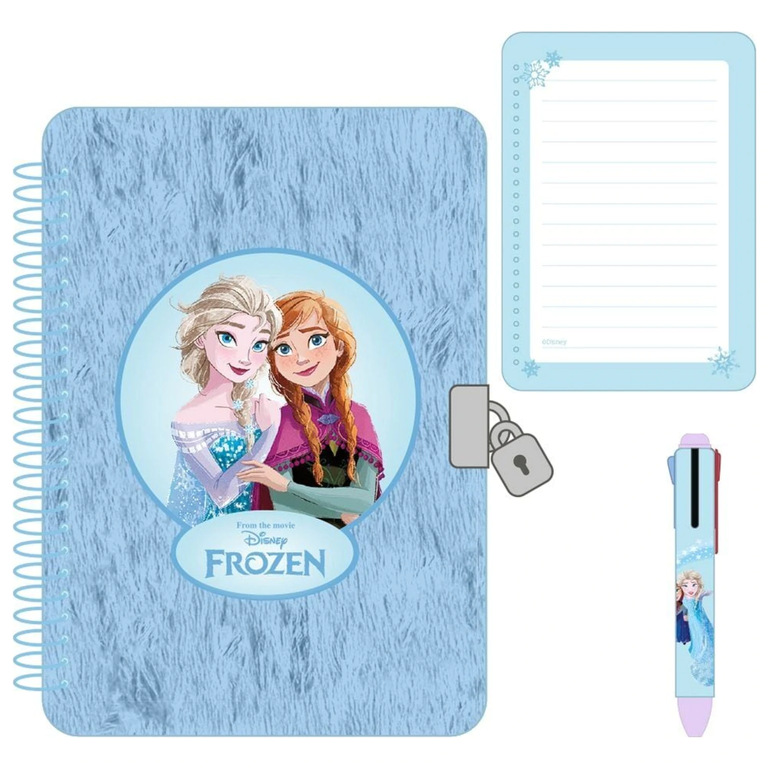 Disney Frozen Tagebuch + 4-Farb-Stift Produktfoto