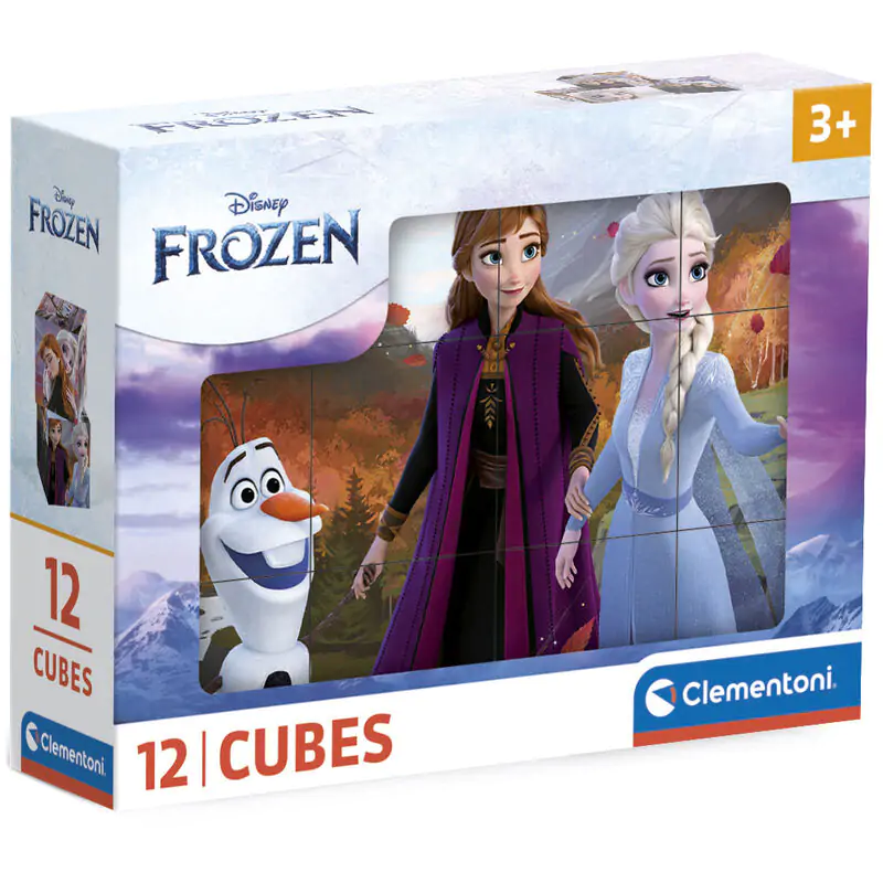 Disney Frozen Würfelpuzzle 12St Produktfoto