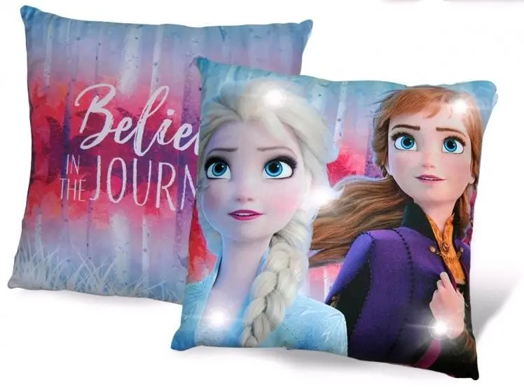 Disney Frozen LED Leucht-Kissen, Zierkissen 40*40 cm Produktfoto