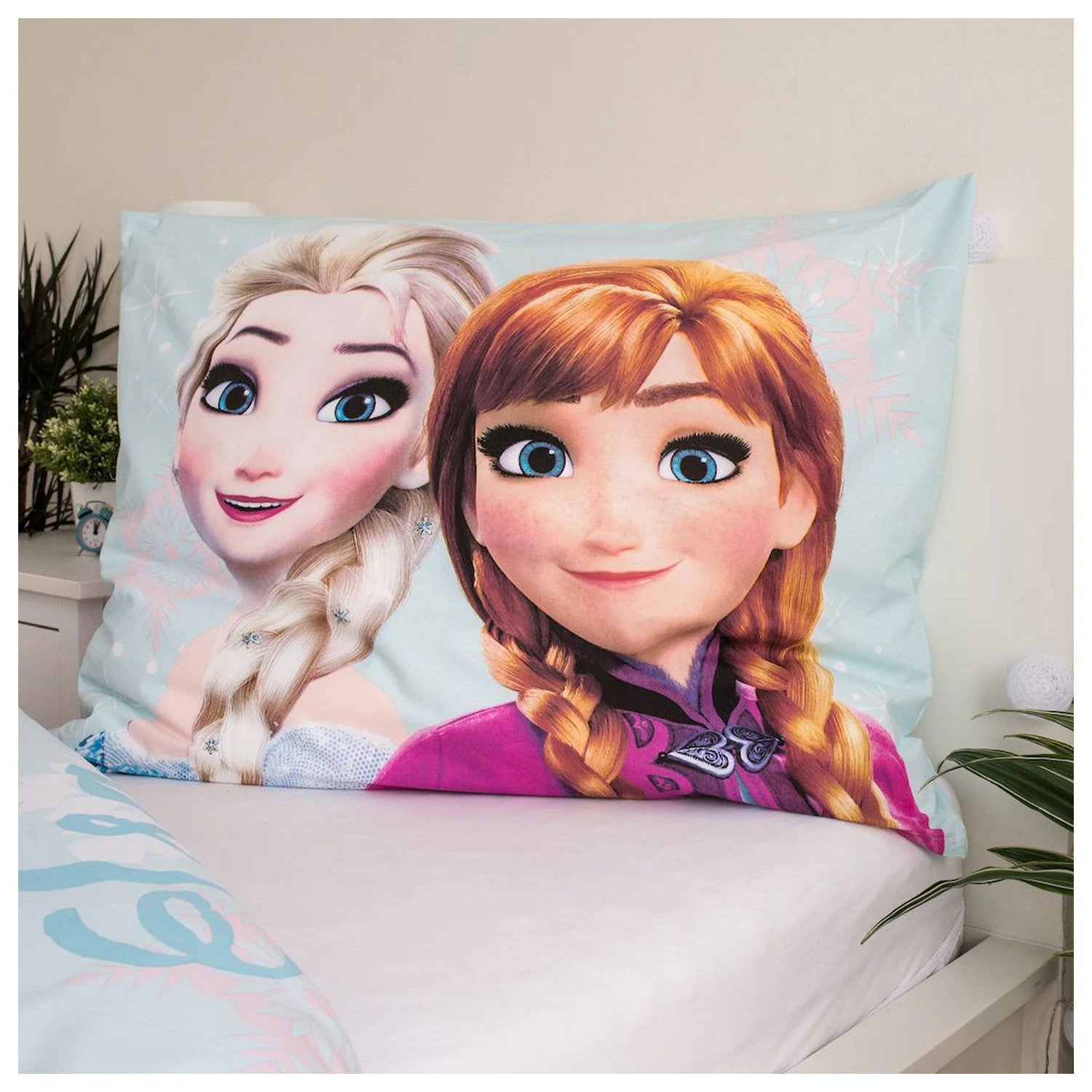 Disney Frozen Hellblauer Bettbezug Produktfoto