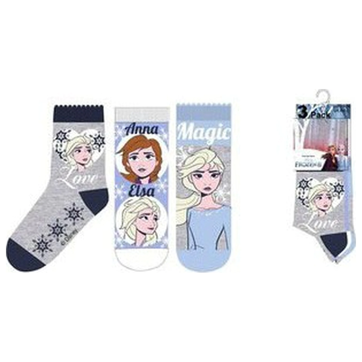 Disney Frozen Love Blue Kinder Socken 23/26 Produktfoto