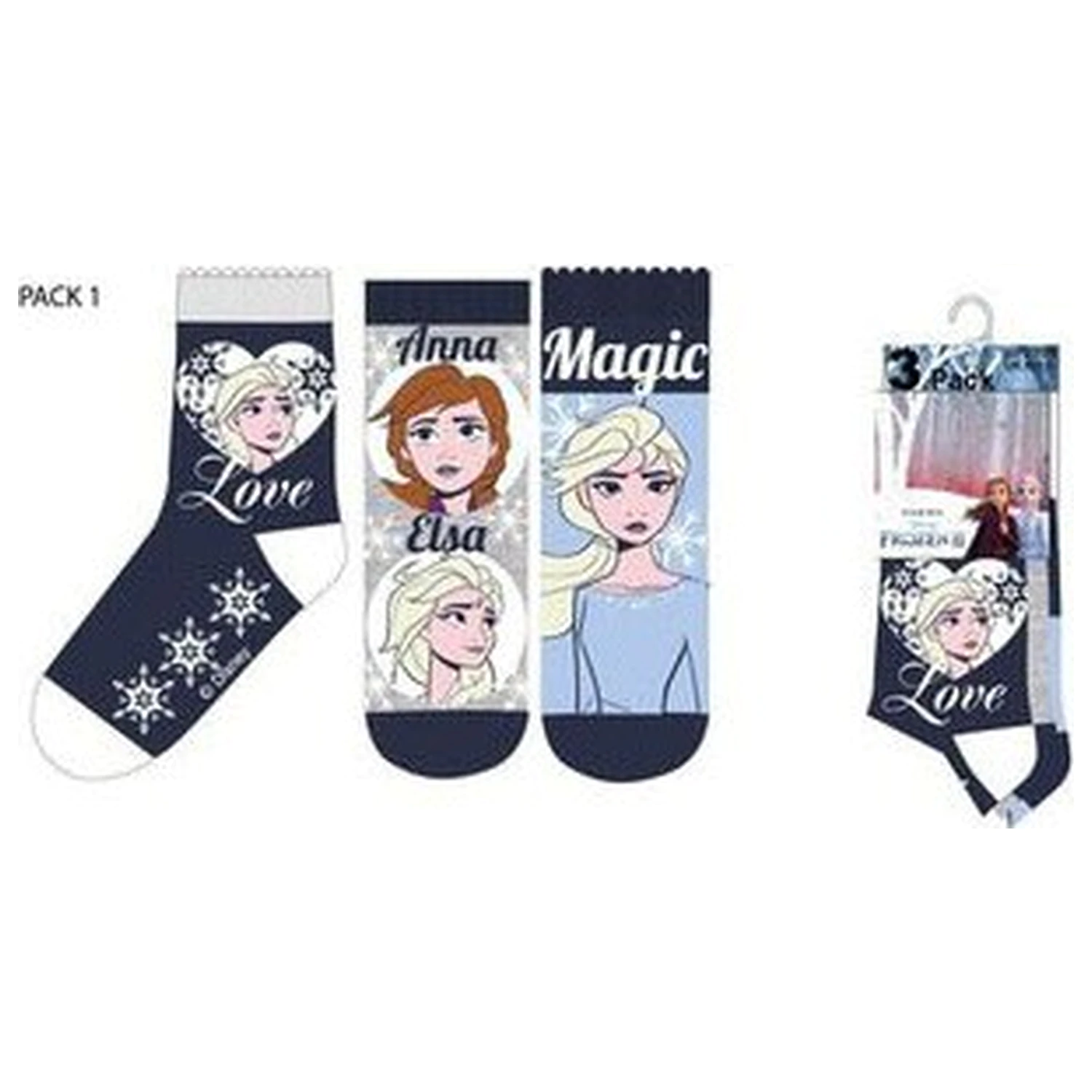 Disney Frozen Love Kinder Socken 23/26 Produktfoto