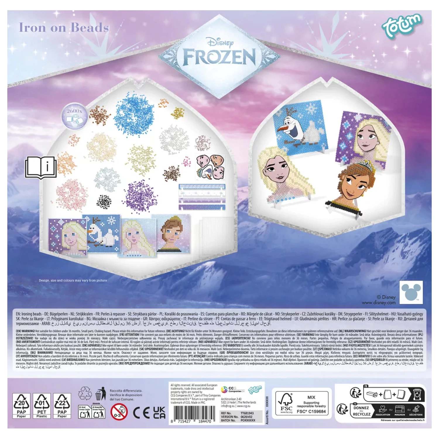 Disney Frozen Magisches Bügel-Perlen-Kreativset Produktfoto