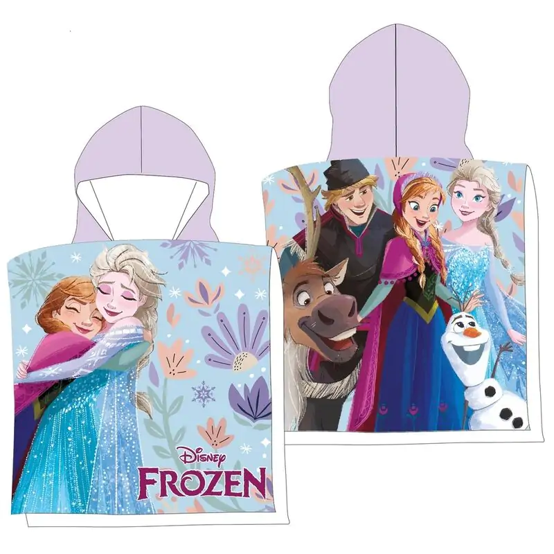 Disney Frozen Microfaser Poncho Strandtuch Produktfoto