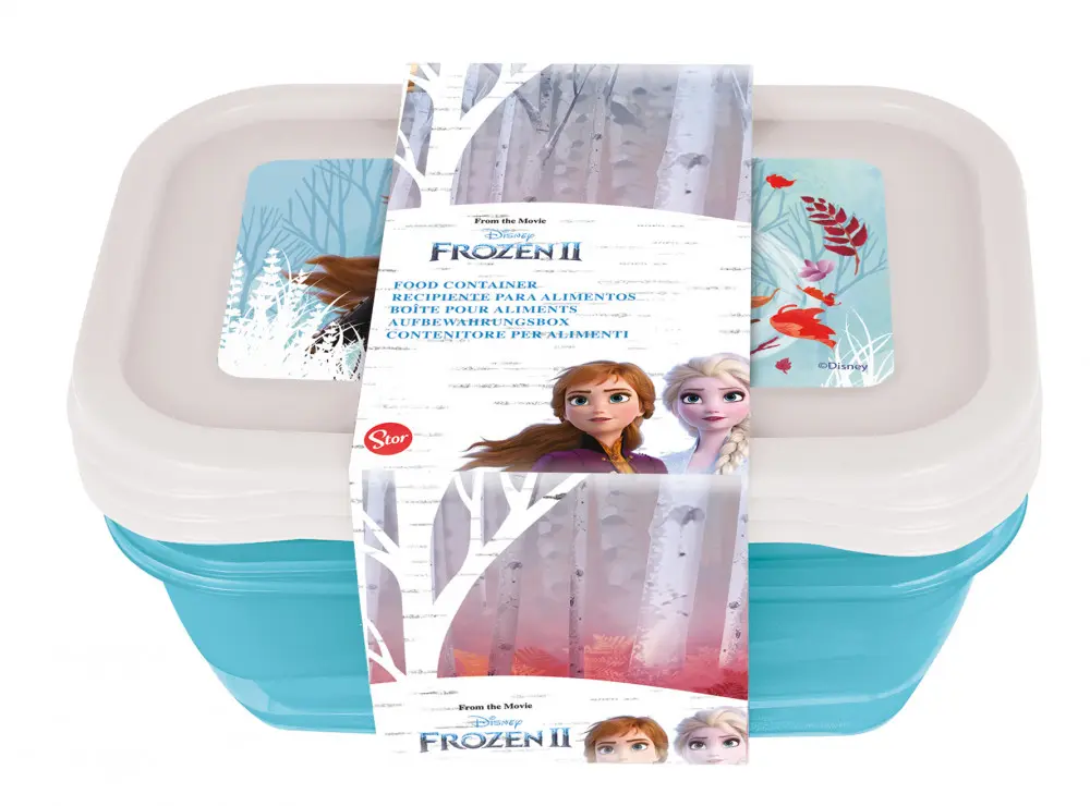 Disney Frozen Kunststoff Brotdosen Set von 3 Produktfoto