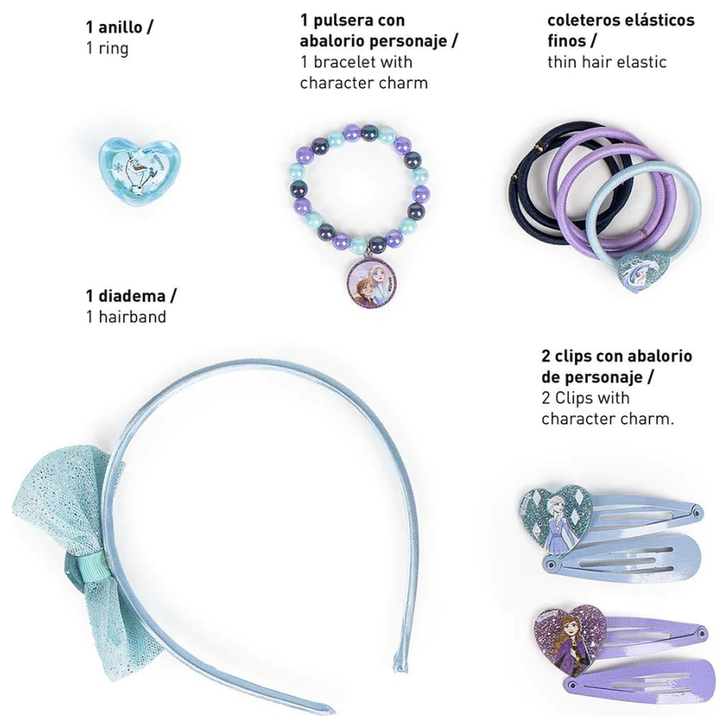 Disney Frozen Unterwegs Haar-Accessoire Set Produktfoto