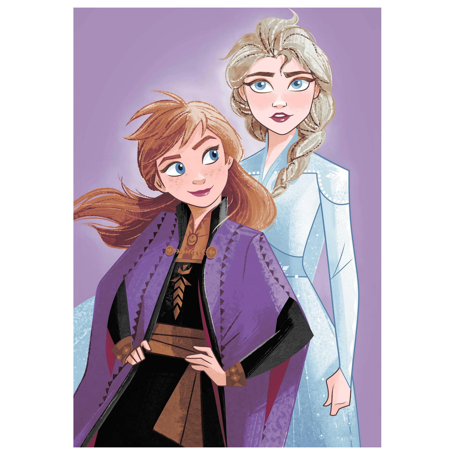 Disney Frozen lilafarbene Decke Produktfoto