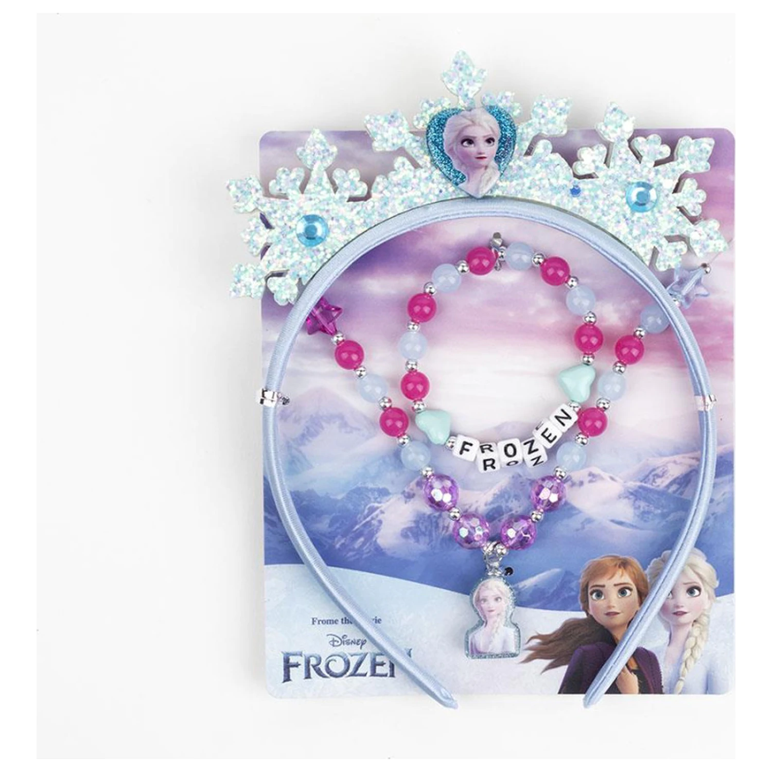 Disney Frozen Royal Blue Schmuck und Haarband Set Produktfoto