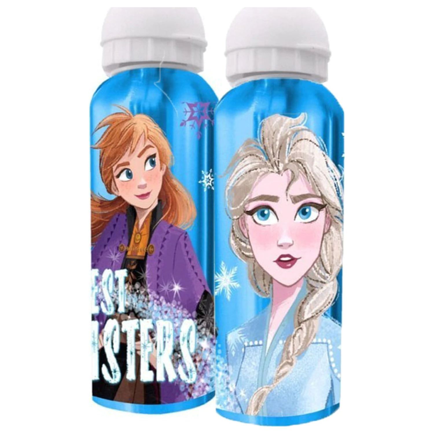 Disney Frozen Sisters Aluminium Trinkflasche mit Trinkverschluss 500 ml Produktfoto