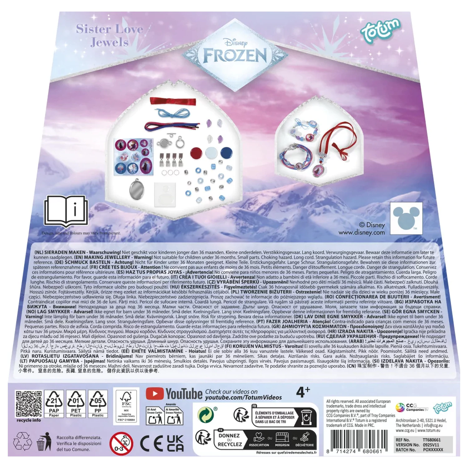 Disney Frozen Sisters Schmuckherstellungs Set Produktfoto