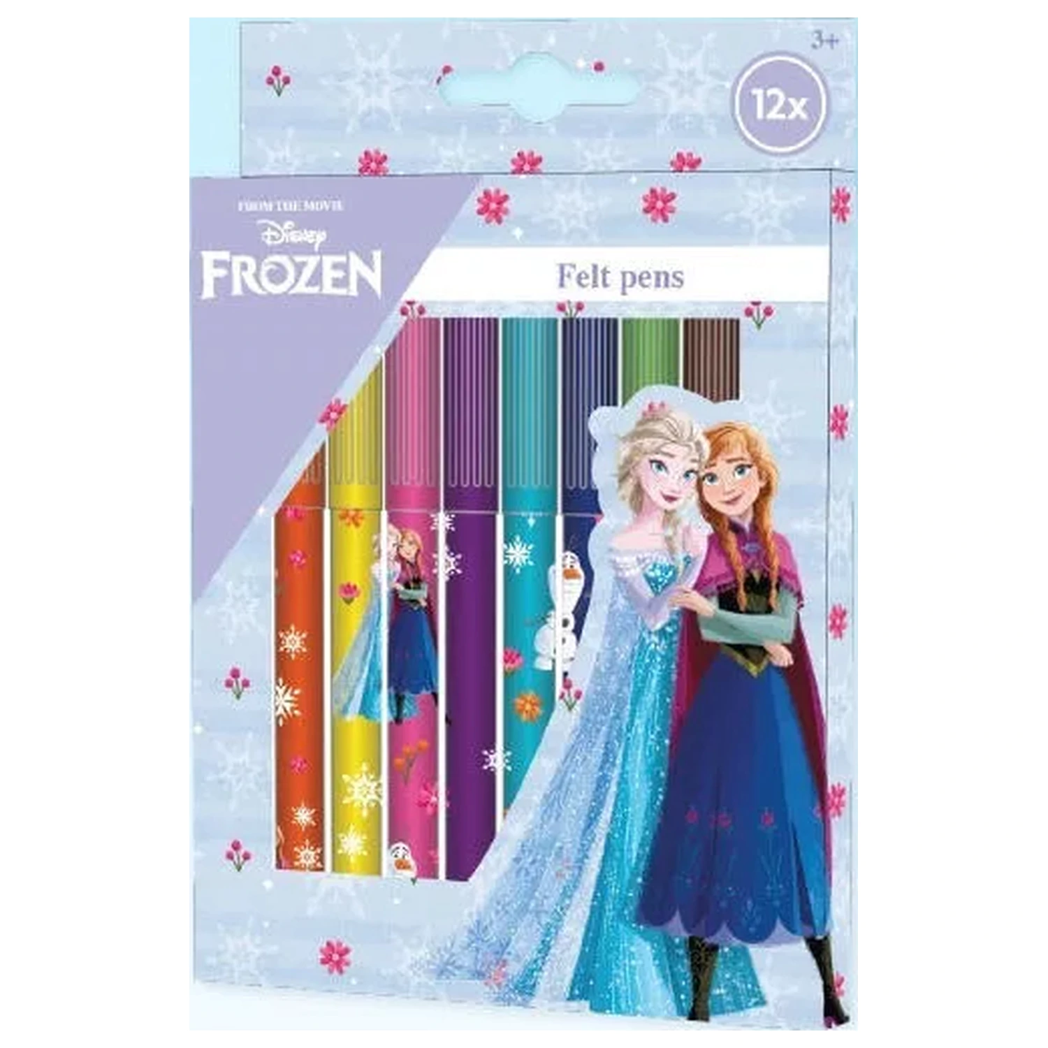 Disney Frozen Sisters Filzstifte-Set 12 Stk. Produktfoto