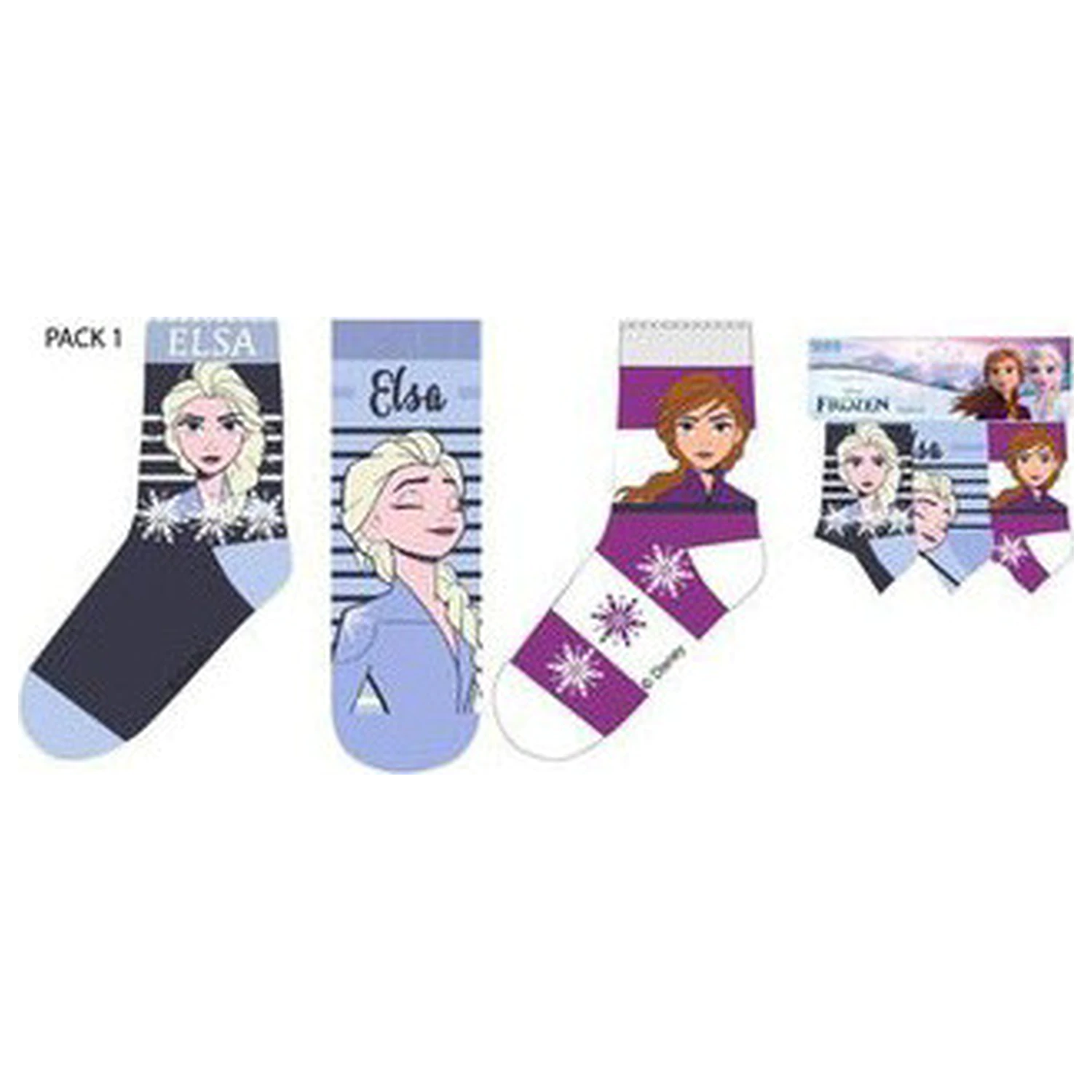 Disney Frozen Sisters Kinder Socken 31/34 Produktfoto