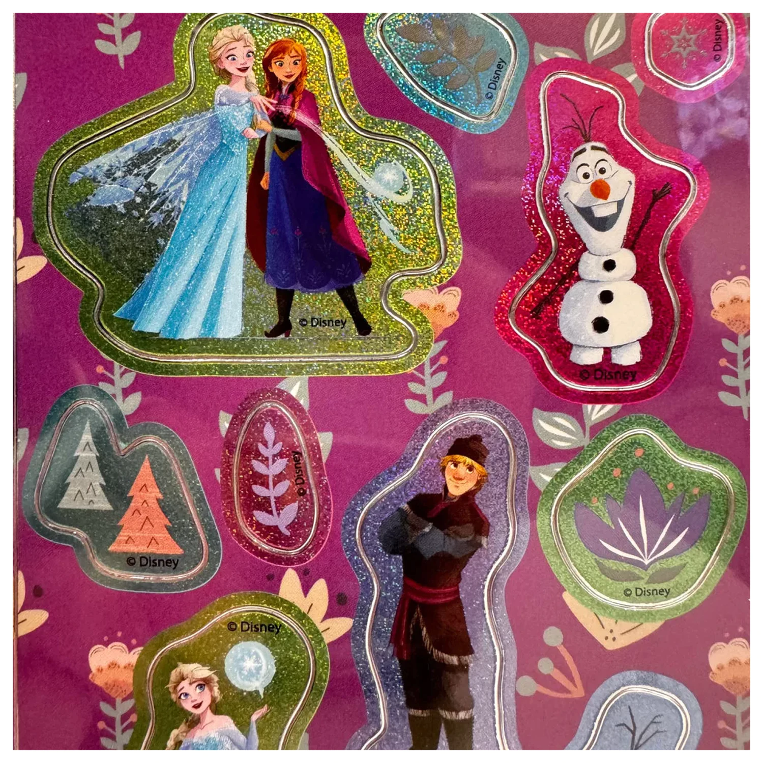 Disney Frozen Snowburst Holographic Sticker Set Produktfoto