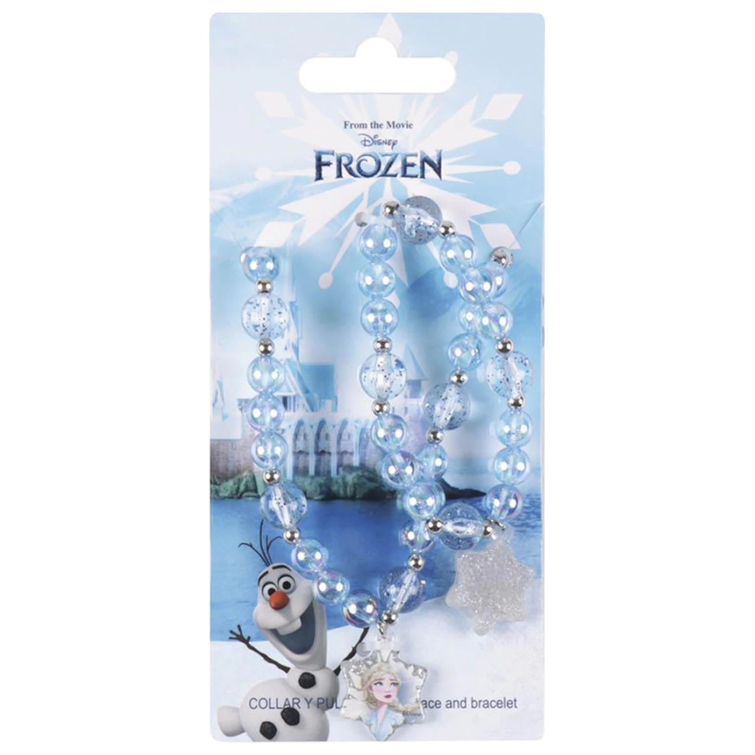 Disney Frozen Snowflake Perlenkette und Armband Set Produktfoto