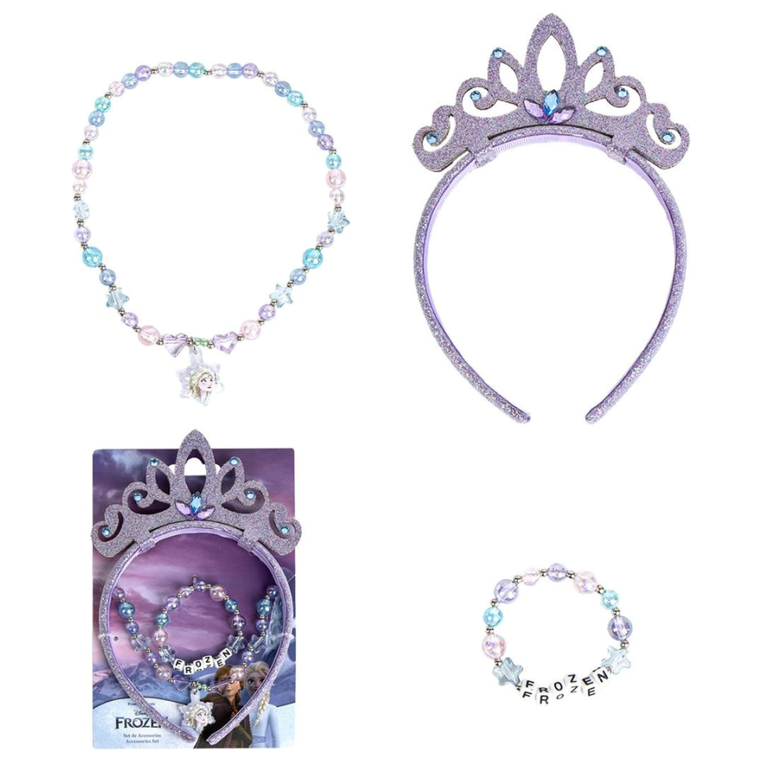 Disney Frozen Snowflakes Schmuck- und Haarreifen-Set Produktfoto