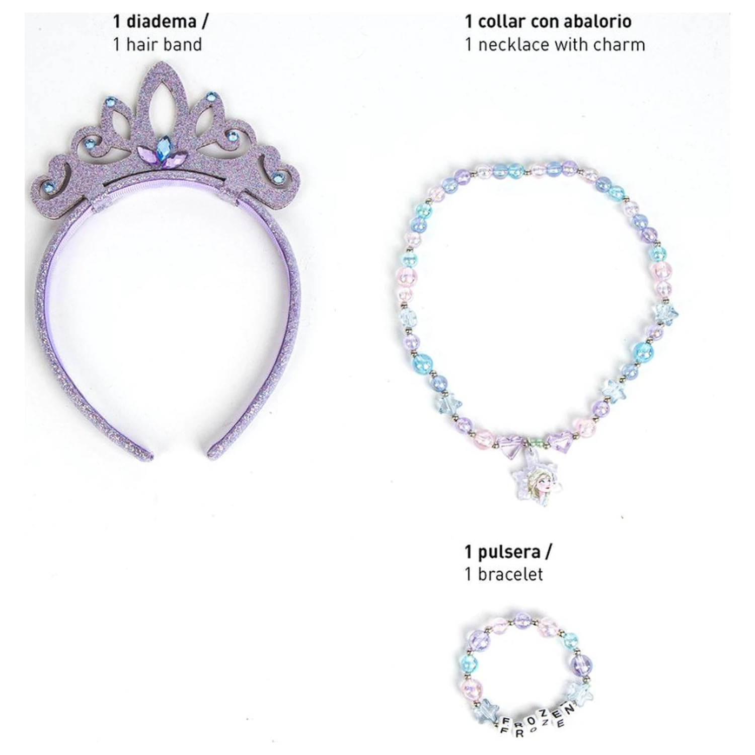 Disney Frozen Snowflakes Schmuck- und Haarreifen-Set Produktfoto