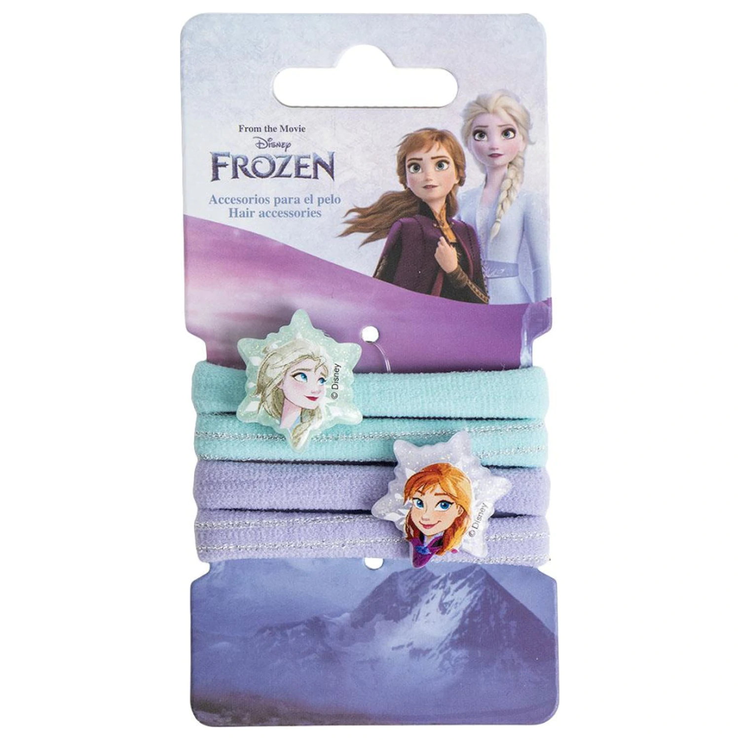 Disney Frozen Schneeflocken Haargummi Set 4-Stück Produktfoto