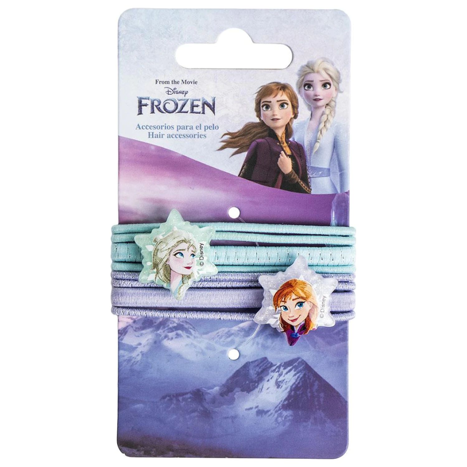 Disney Frozen Snowflakes Haargummis Set 8 Stück Produktfoto