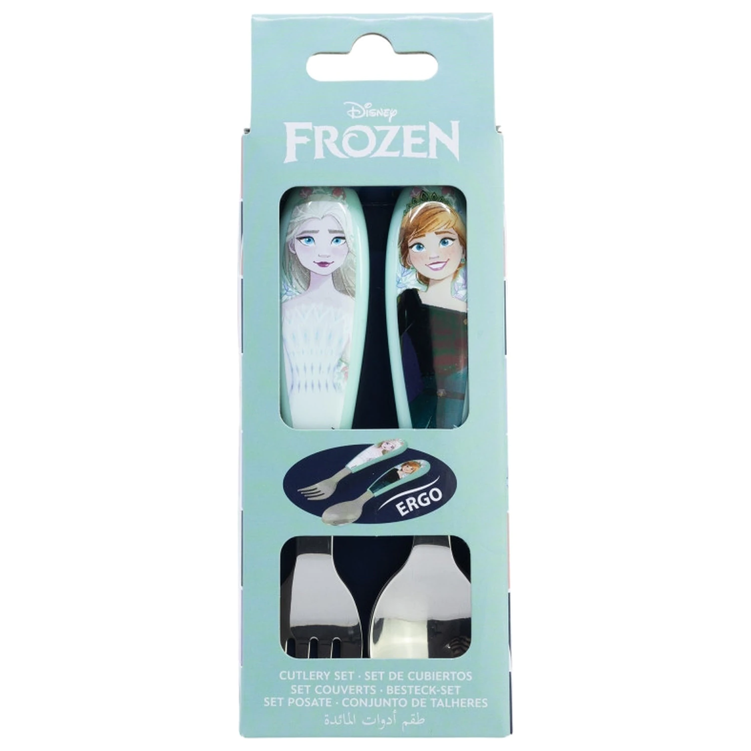 Disney Frozen Snowy Tale Metall Ergo Besteckset - 2 Teile Produktfoto