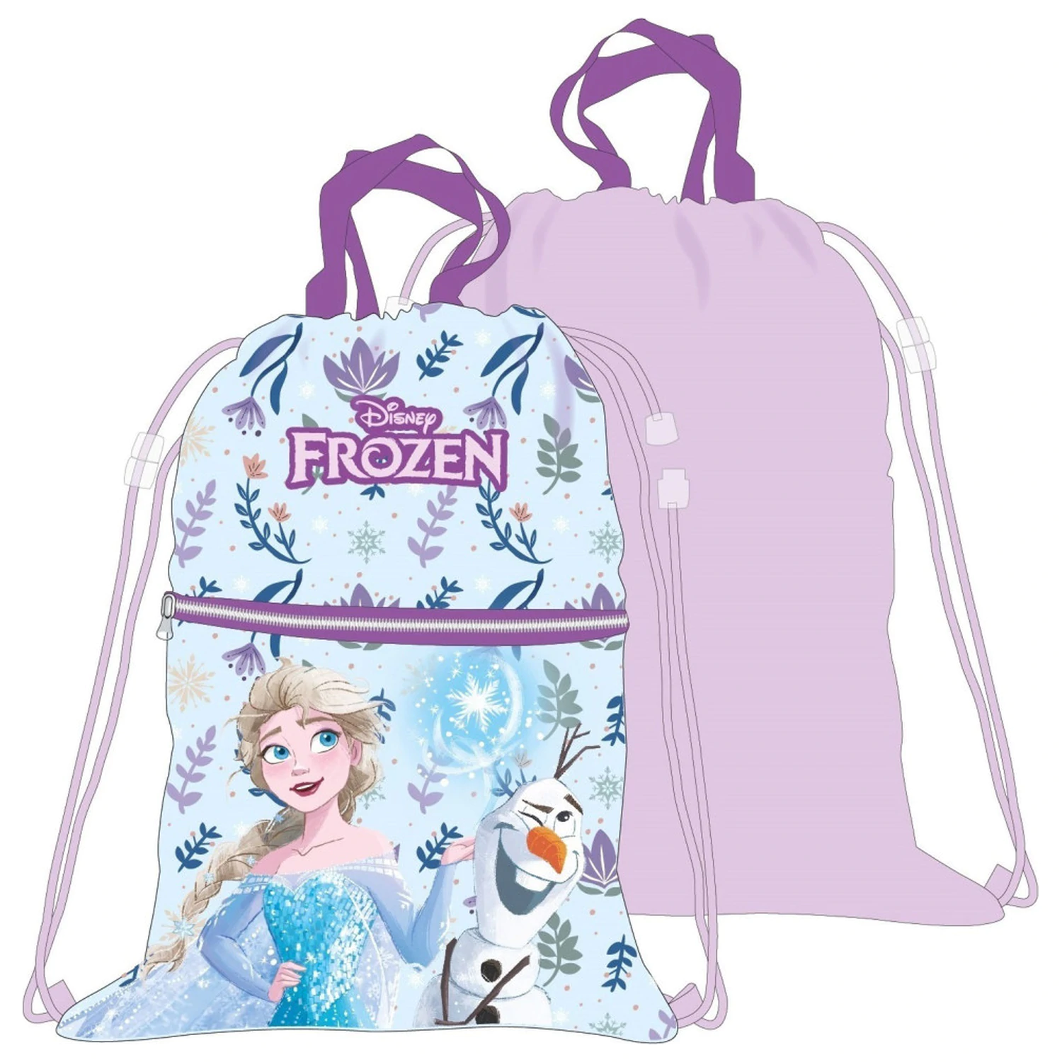 Disney Frozen Sparkle Deluxe Sporttasche, Turnbeutel 45 cm Produktfoto