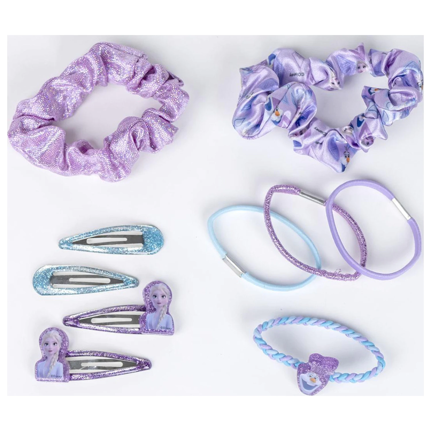 Disney Frozen Sparkle Haarclip und Haargummi Set Produktfoto