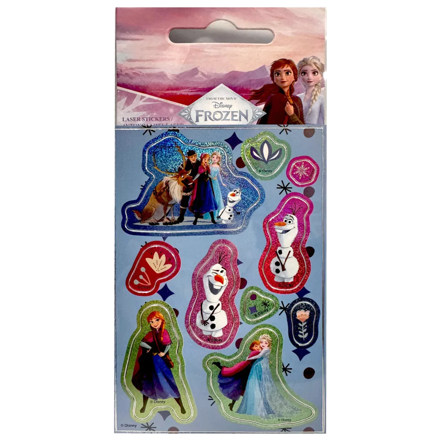Disney Frozen Together Hologramm Aufkleber Set Produktfoto