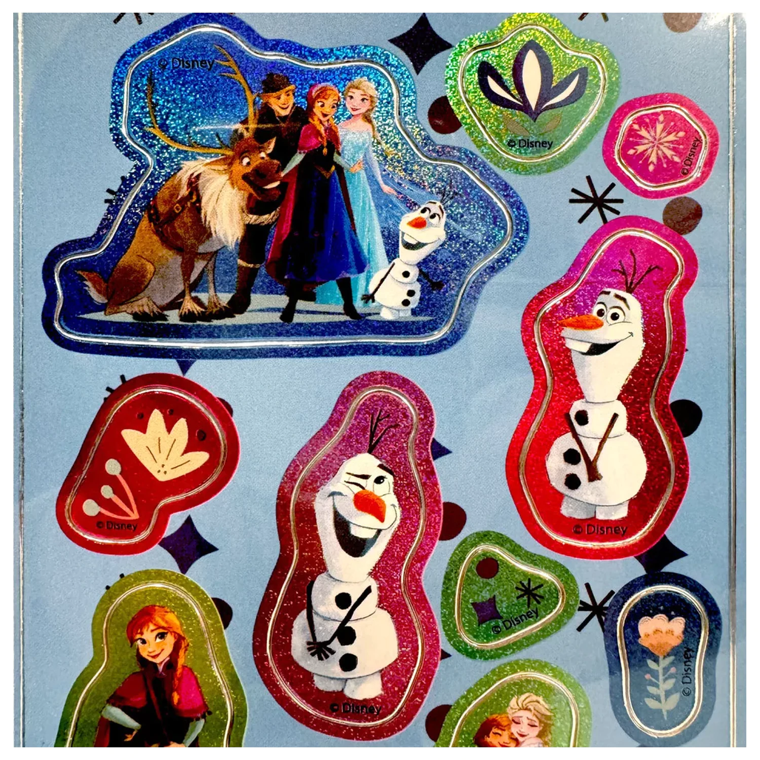 Disney Frozen Together Hologramm Aufkleber Set Produktfoto