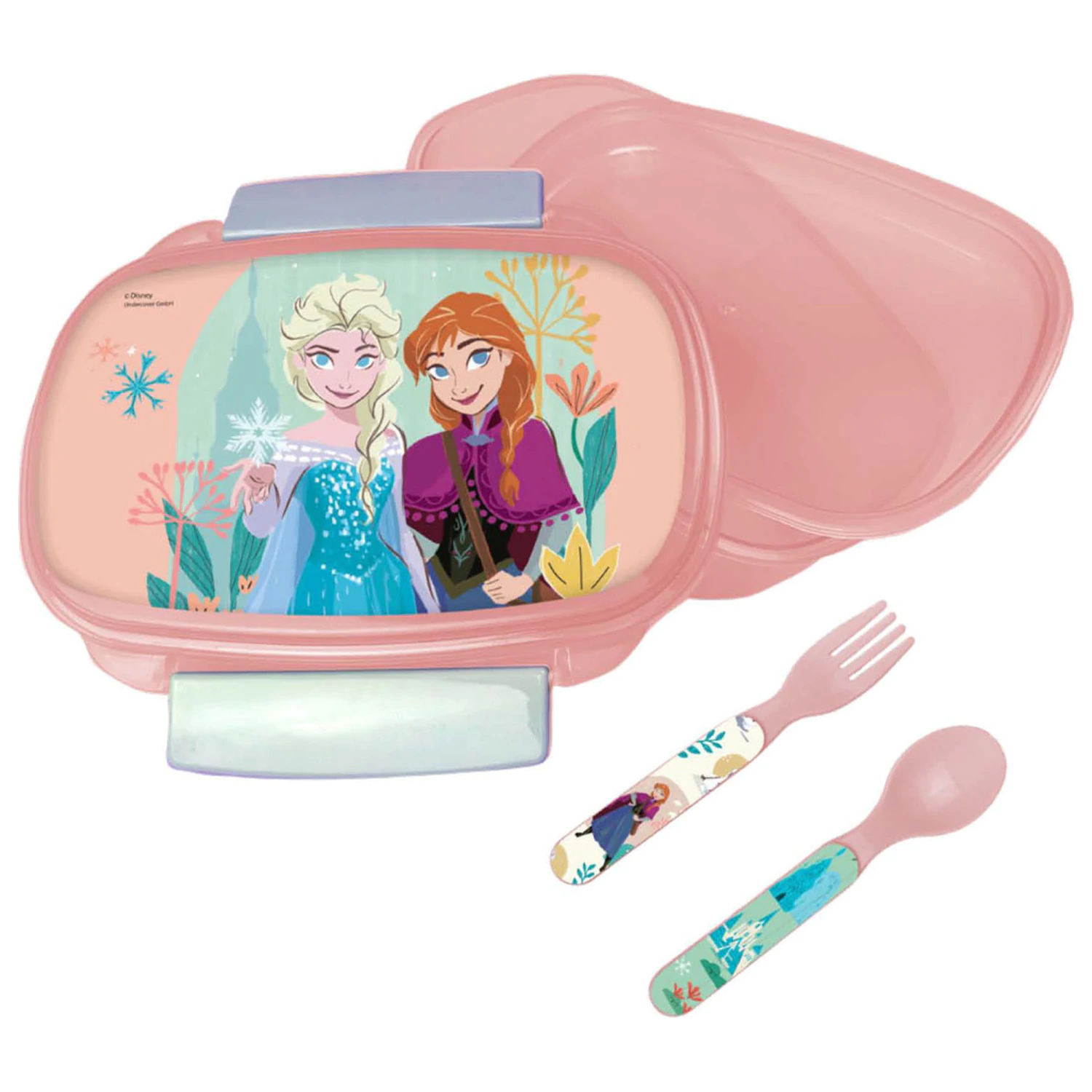 Disney Frozen Together Brotdose + Besteck-Set Produktfoto