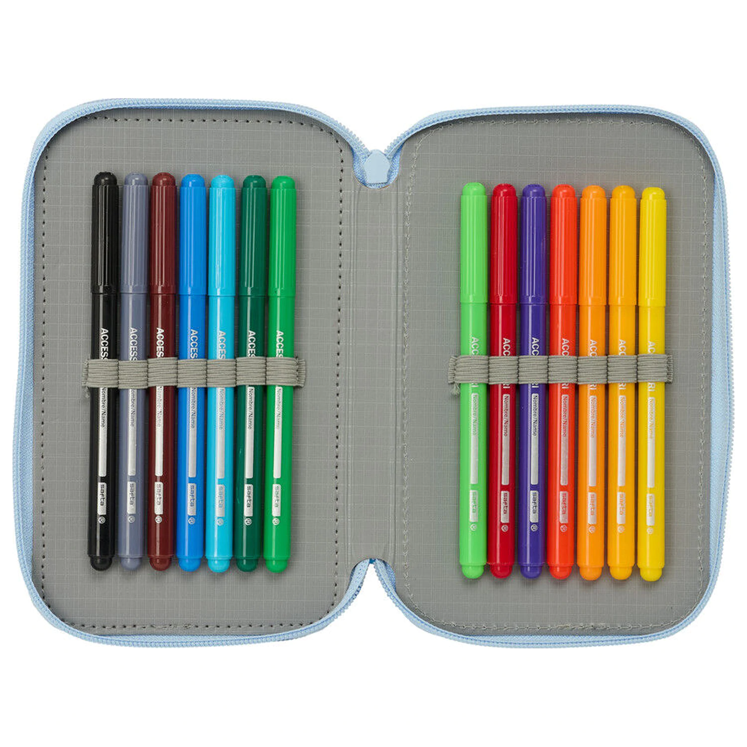 Disney Frozen dreifaches Federmäppchen 37-teilig Produktfoto