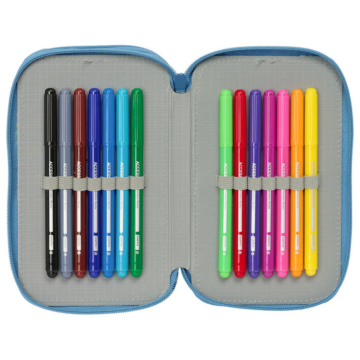 Disney Frozen Dreifach-Federmäppchen 37-teilig Produktfoto