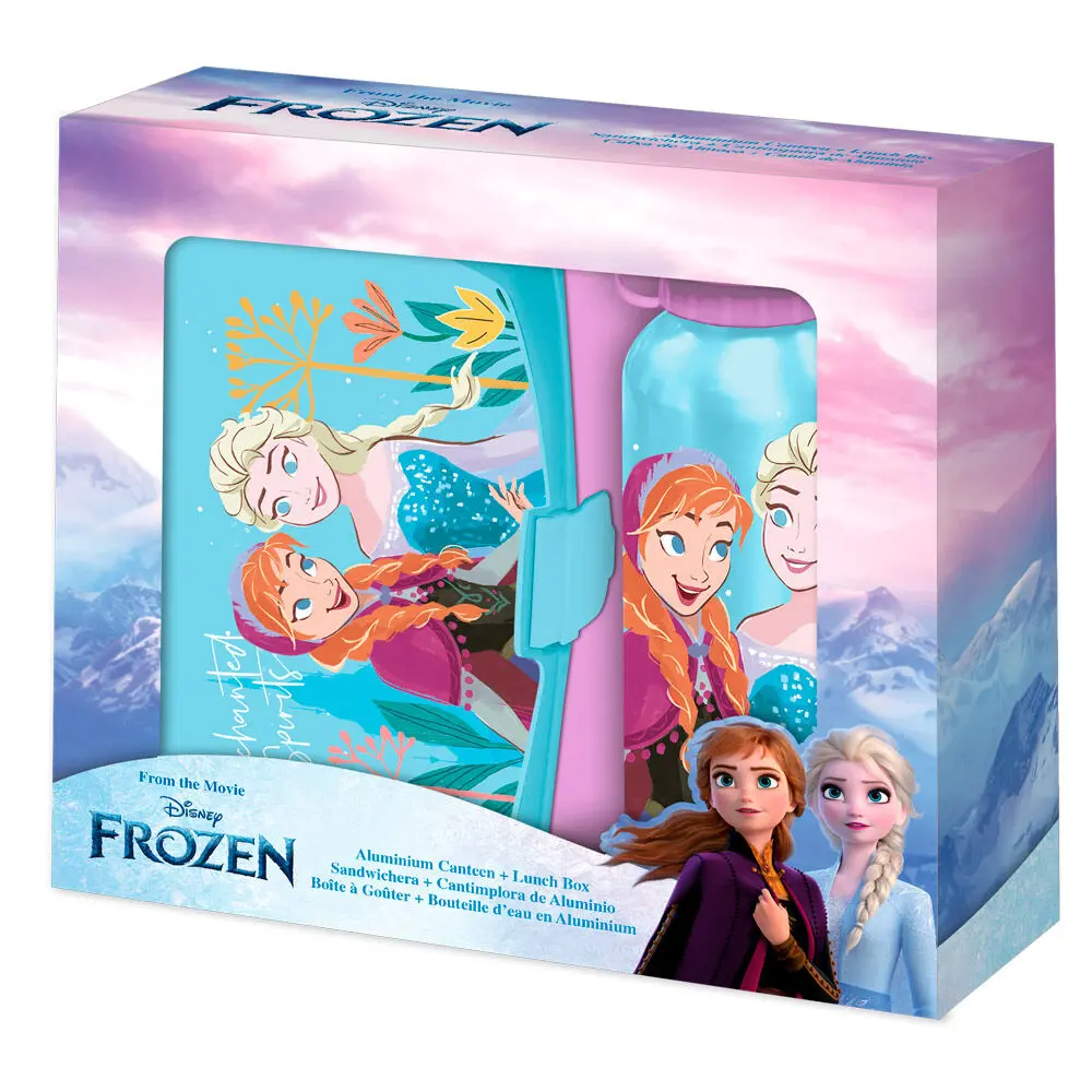 Disney Frozen Lunchbox + Aluminium Flasche 500ml Produktfoto